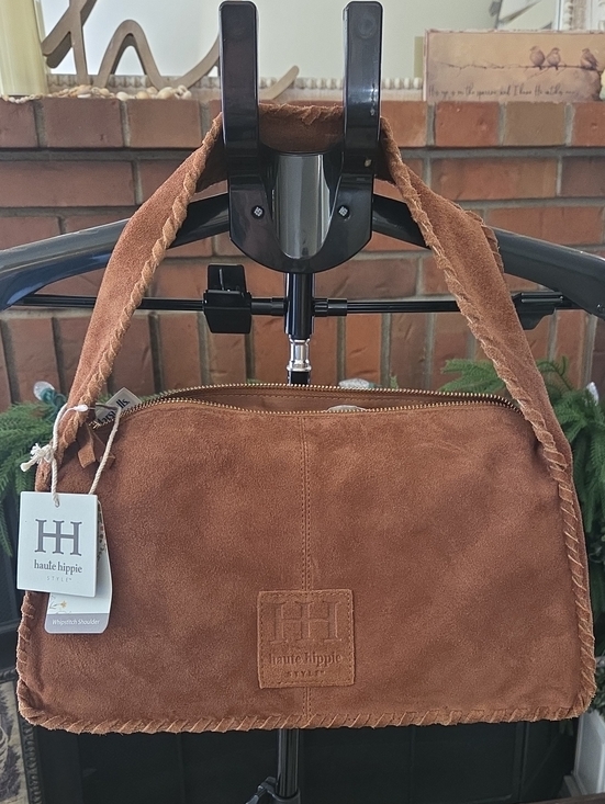 Haute Hippie Handbags - Haute Hippie Tan Suede Hand Bag